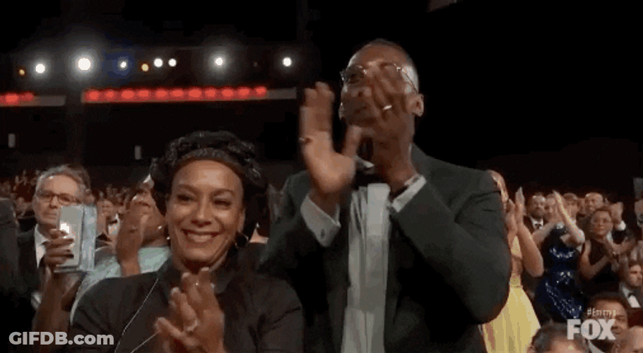 Standing Ovation Mahershala Ali Clapping Emmy’s 2019 GIF