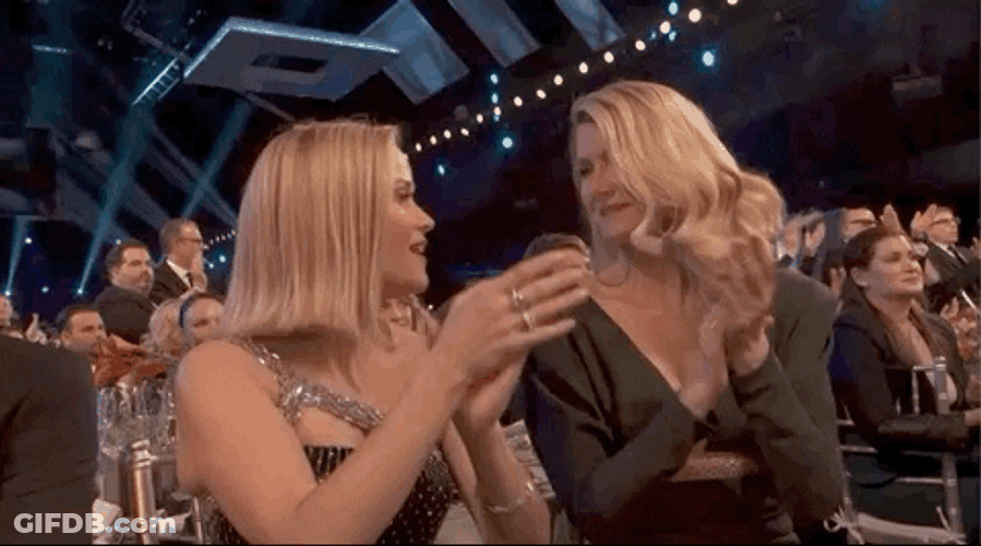 Standing Ovation Reese Witherspoon Clap Sag Awards GIF