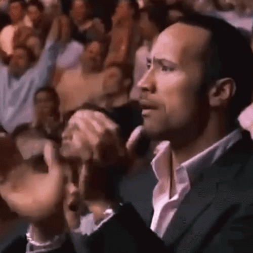 Standing Ovation The Rock Dwayne Johnson GIF
