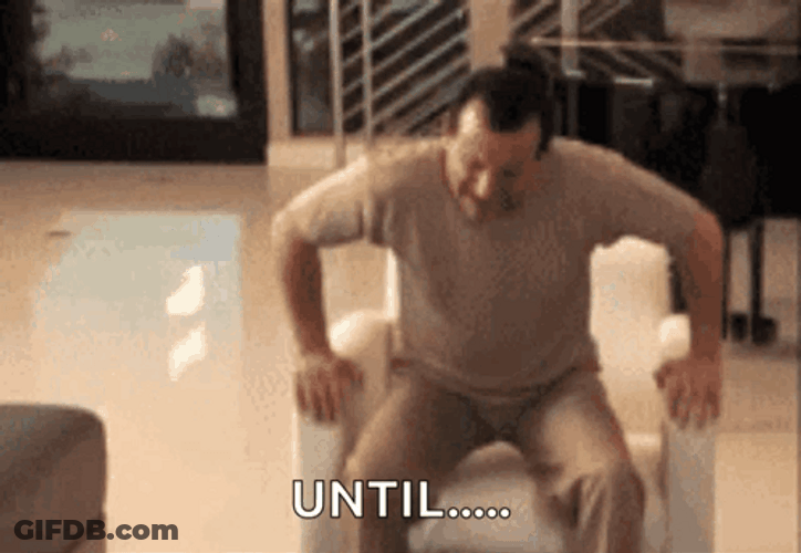 Standing Up Until I Need A Backiotomy GIF