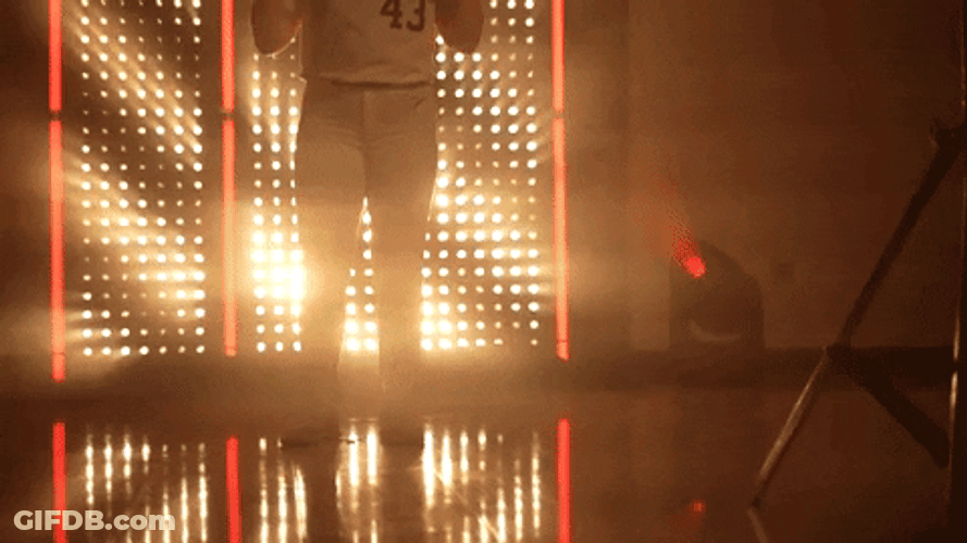 Stanford Ella Murchison Flexing Jersey GIF