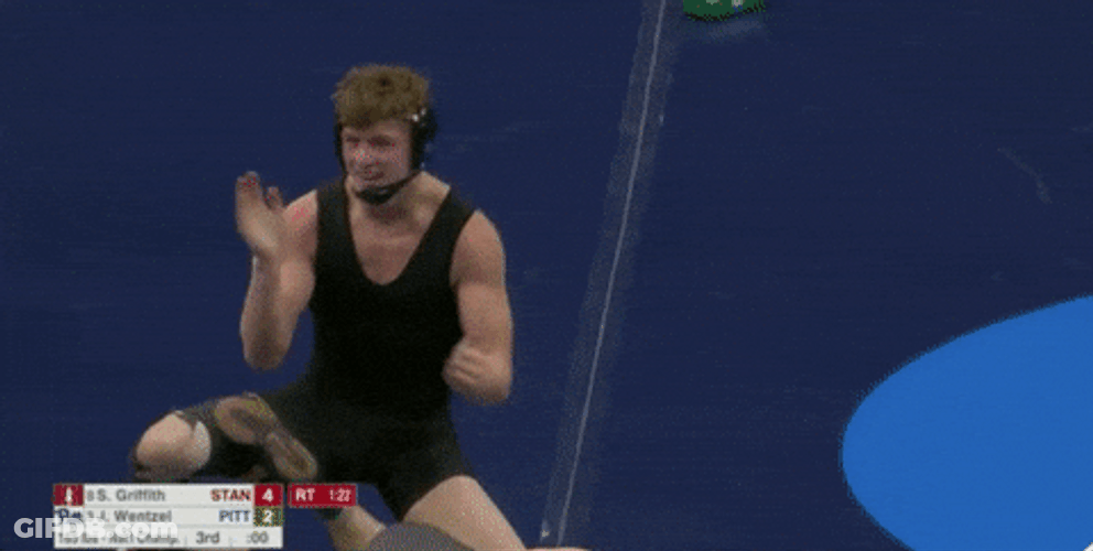 Stanford Shane Griffith Celebrating GIF