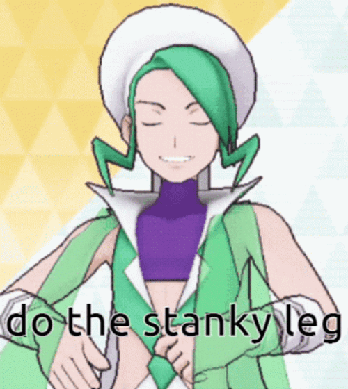 Stanky Leg Wallace Pokemon GIF