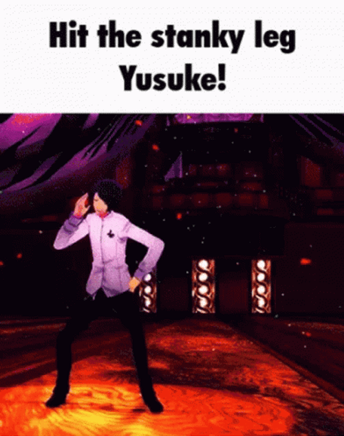 Stanky Leg Yusuke Kitagawa Persona 5 GIF