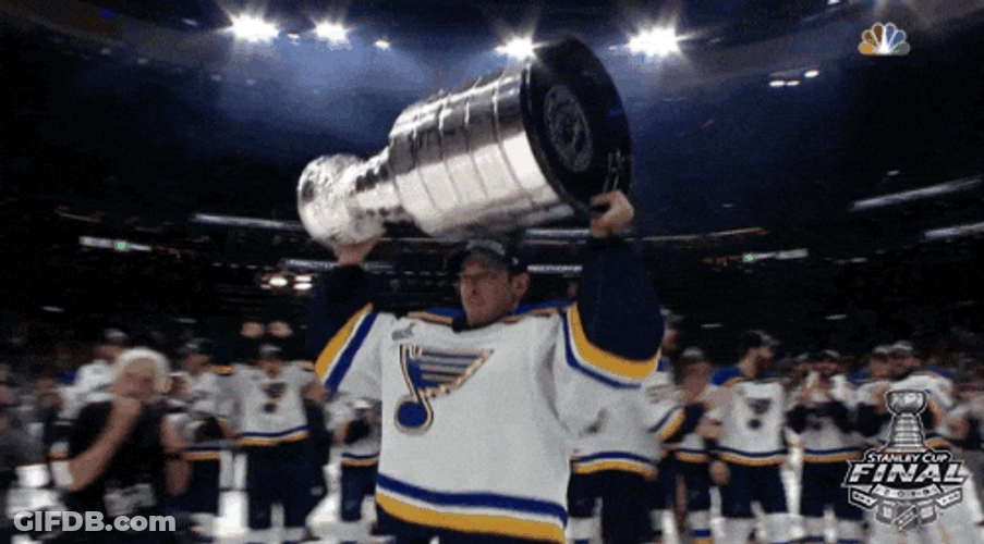 Stanley Cup Jordan Binnington St Louis Blues GIF
