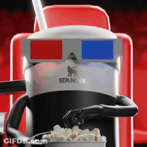 Stanley Eating Popcorn GIF