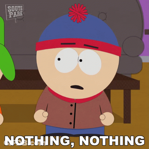 Stanley From South Park Saying Nothing GIF