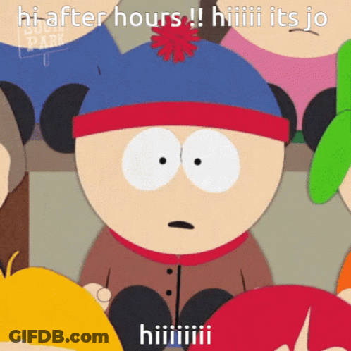 Stanley From South Park Says Hi After Hours !! GIF