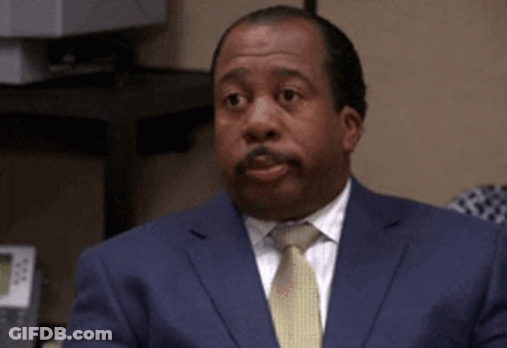 Stanley Hudson Blinking His Eyes GIF
