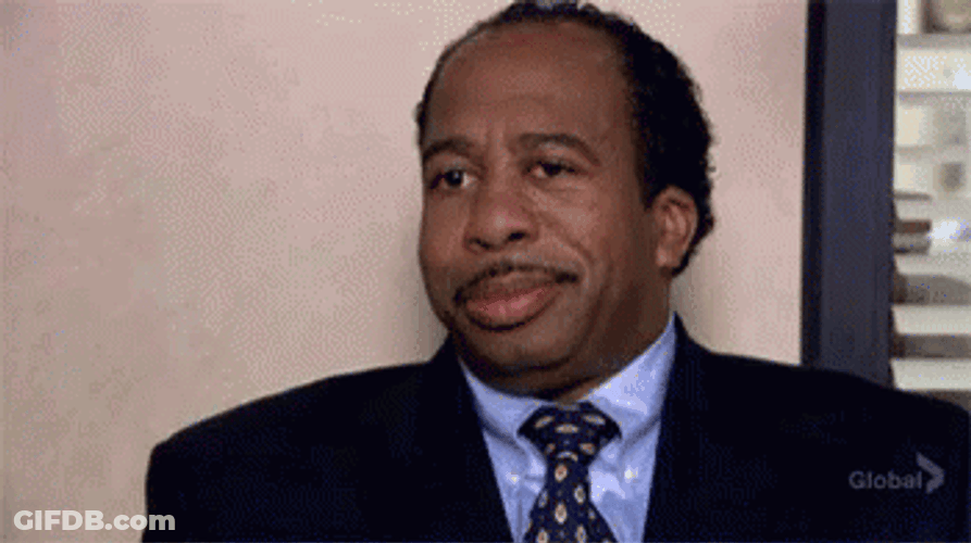 Stanley Hudson Chuckles GIF