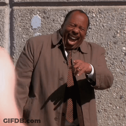 Stanley Hudson Laugh So Hard GIF