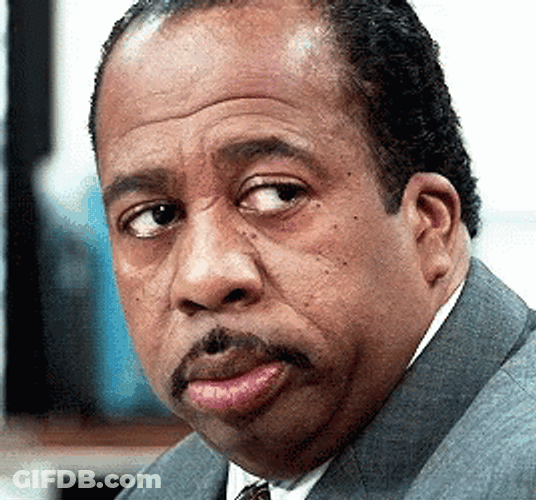 Stanley Hudson Make A Face GIF