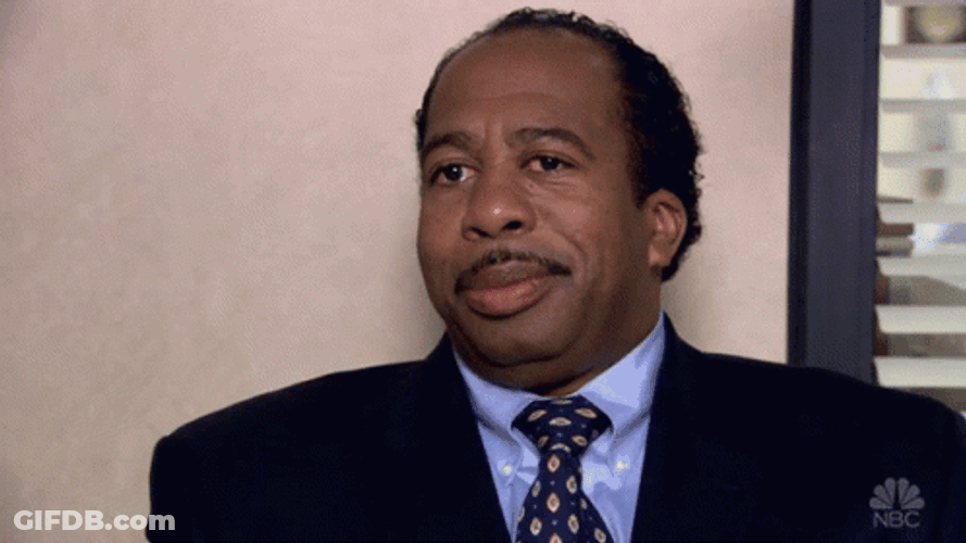 Stanley Hudson Nodding His Head GIF