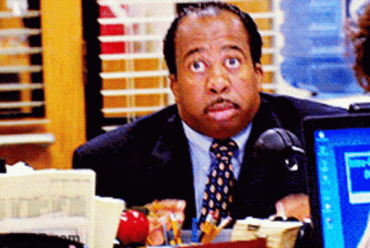 Stanley Hudson Running GIF