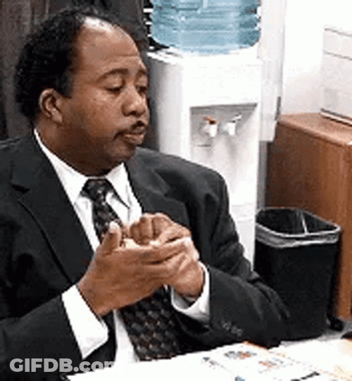 Stanley Hudson Throws The Paper GIF