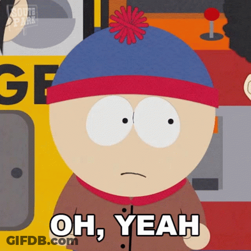 Stanley South Park Saying Oh Yeah GIF