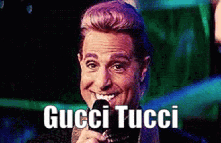 Stanley Tucci Gucci GIF