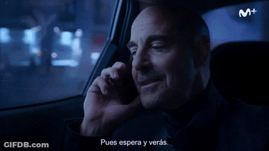 Stanley Tucci Ya Wey Just Wait And See GIF