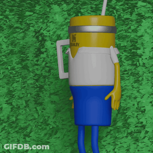 Stanley Tumbler Disappear GIF