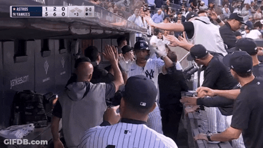 Stanton High Fives All People Passed GIF