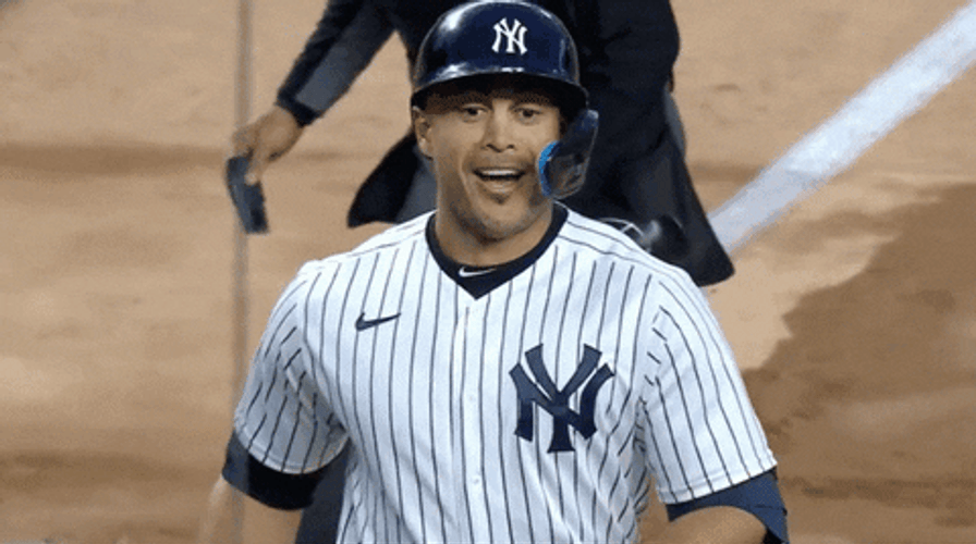 Stanton Slow Motion Running High Five GIF