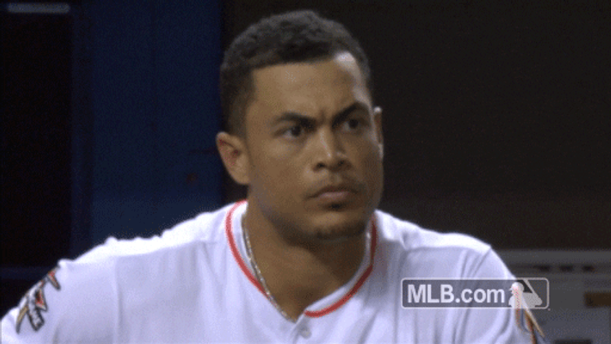 Stanton Stares Seriously Somewhere GIF
