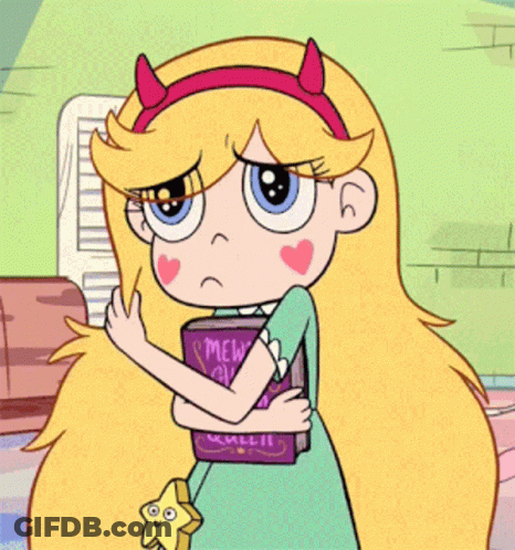 Star Butterfly From Star Vs The Forces Of Evil Is Holding A Guide To Draw Book GIF