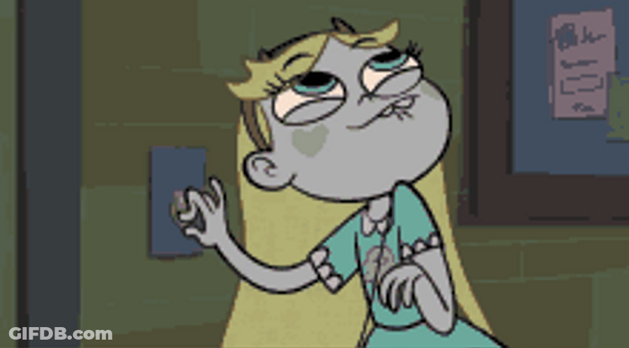 Star Butterfly Switch Off On Lights Out GIF