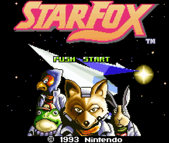 Star Fox 1993 Nintendo Game GIF