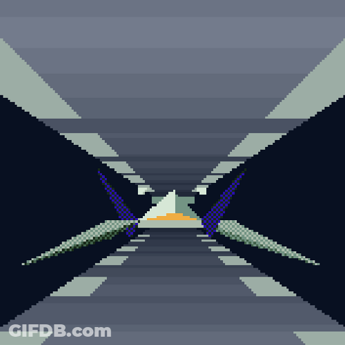Star Fox Fox Tunnel Loop GIF