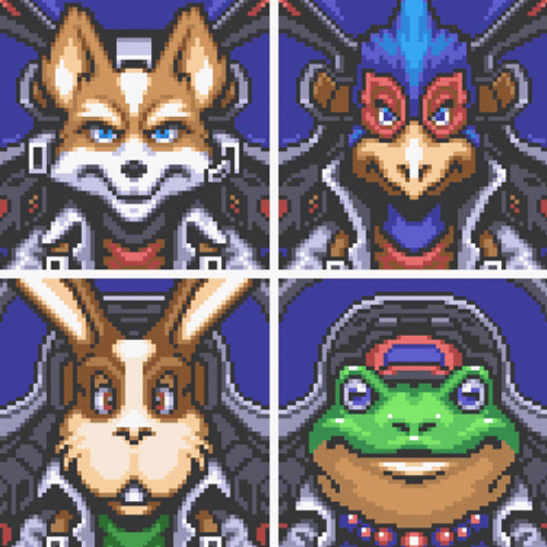 Star Fox Friends Thumbs Up GIF