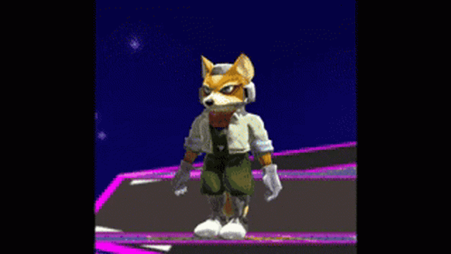 Star Fox  McCloud Dancing GIF