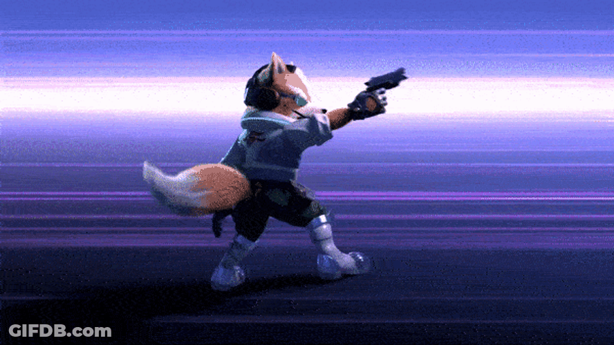 Star Fox McCloud Gun Aim GIF