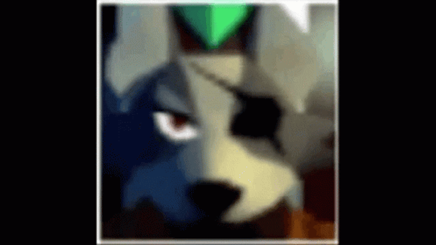 Star Fox Wolf O'Donnell WTH GIF