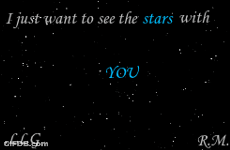Star Gazing Couple GIF