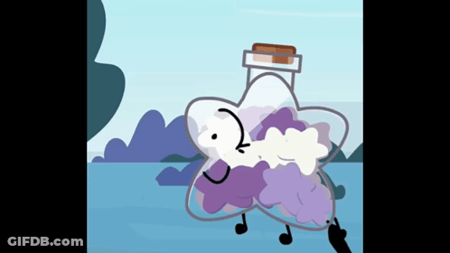 Star In A Bottle Cartoon GIF