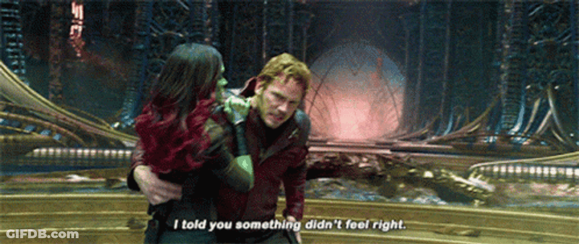 Star Lord Wha Argues With Gamora GIF