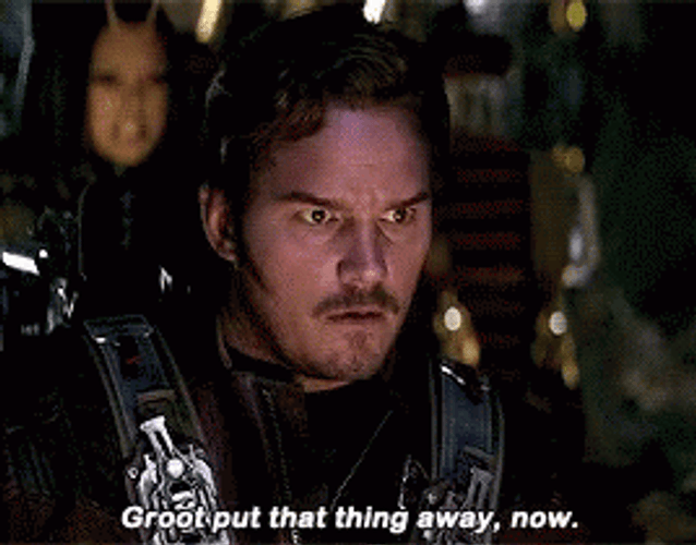 Star Lord What Fight With Groot GIF