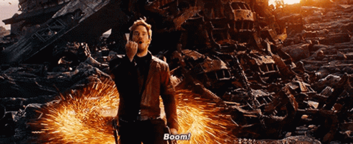 Star Lord What Jumping Off The Portal GIF