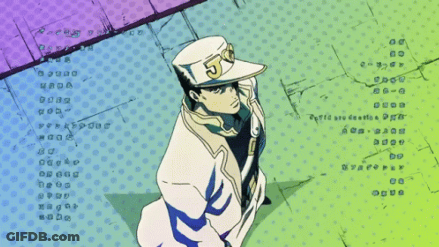 Star Platinum Ending Movie GIF