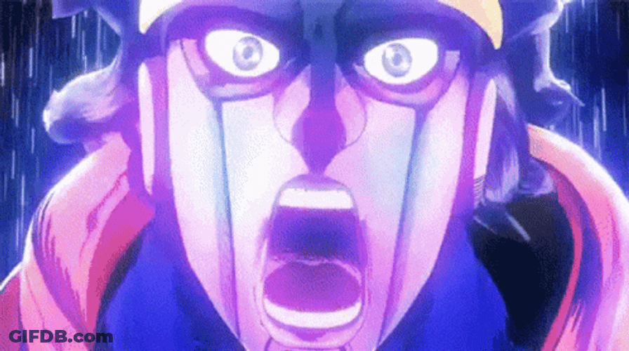 Star Platinum Getting Ready To Be Block GIF