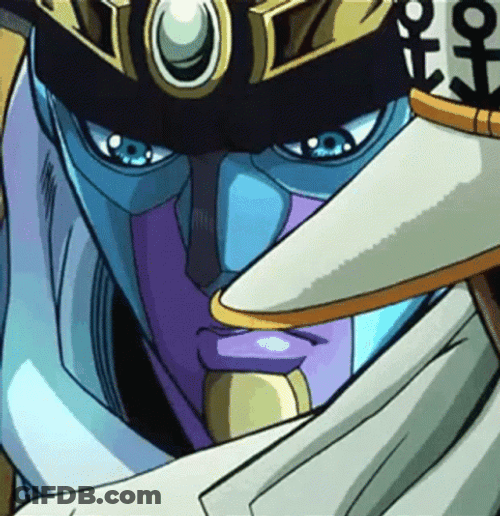Star Platinum Jotaro Kujo Changing Color GIF