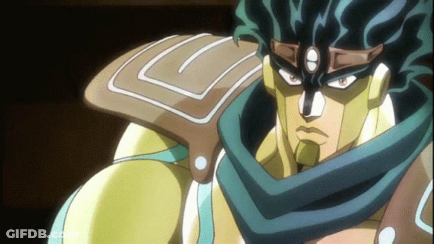 Star Platinum Jotaro Kujo Power Punch GIF