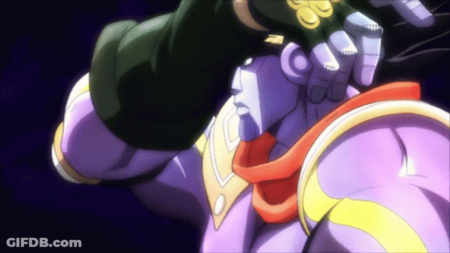 Star Platinum Star 17 Card GIF