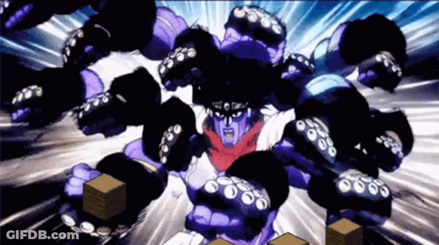 Star Platinum The Roblox Jotaro Punch GIF