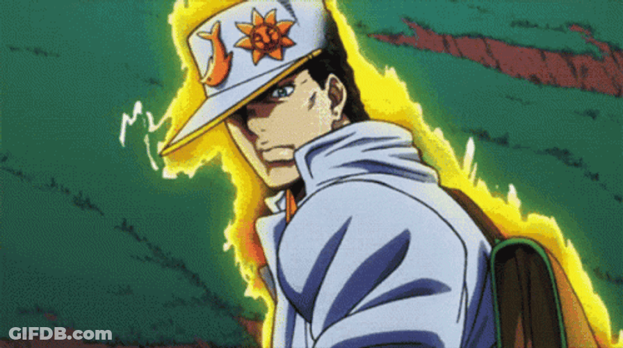 Star Platinum With Sadao Kujo Entrance GIF