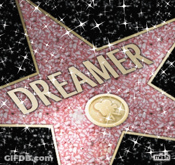 Star Saying Dreamer GIF