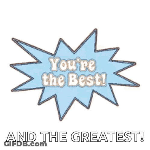 Star Saying You're The Best And The Greatest GIF