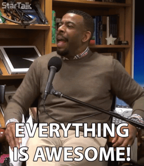Star Talk Everything Is Awesome GIF