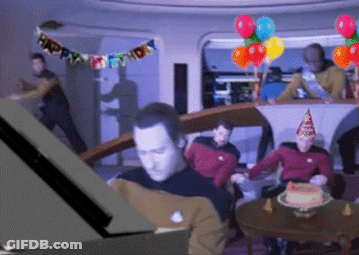 Star Trek Birthday Party Time GIF